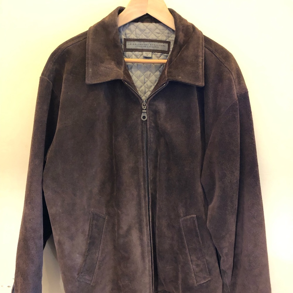 Super fly Wilson Men’s brown suede jacket
